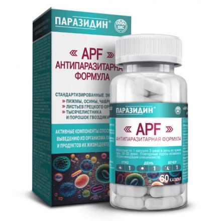 APF АНТИПАРАЗИТАРНАЯ ФОРМУЛА капс. №60