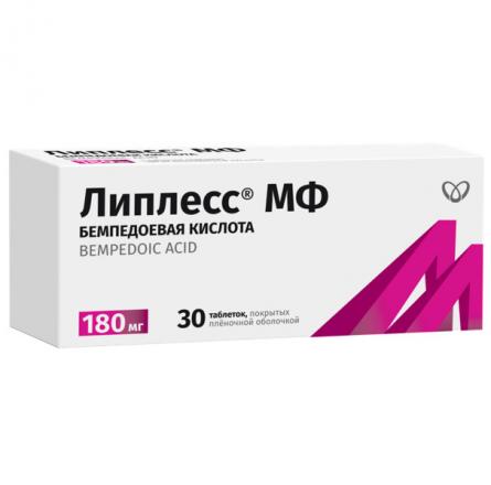 ЛИПЛЕСС МФ табл. п/о плен. 180 мг №30