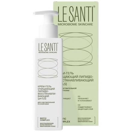 ЛЕ САНТИ (LE SANTI) КРЕМ-ГЕЛЬ ДЛЯ ЛИЦА И ТЕЛА 200 мл очищающ.