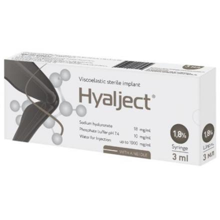 ГИАЛДЖЕКТ р-р д/внутрисуставного введ. шприц 1,8% 3 мл