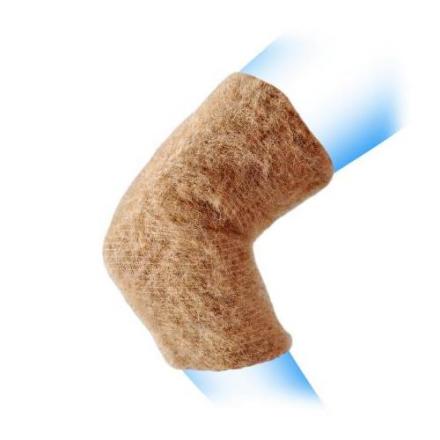 НАЛОКОТНИК СОГРЕВАЮЩИЙ верблюжья шерсть р.4