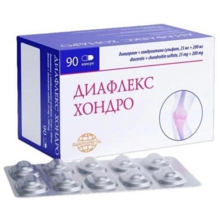 ДИАФЛЕКС ХОНДРО капс. 25+200 мг №90
