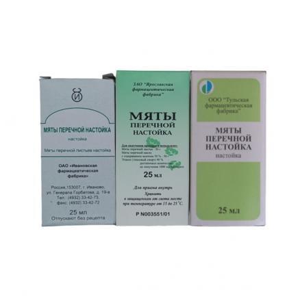 МЯТЫ ПЕРЕЧНОЙ настойка фл. 25 мл