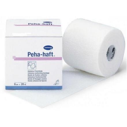 БИНТ ФИКСИРУЮЩИЙ PEHA-HAFT ХАРТМАНН белый 8см х 20м