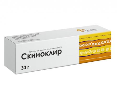 СКИНОКЛИР гель 15% 30 гр