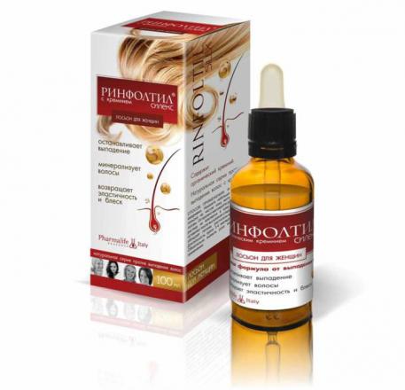 РИНФОЛТИЛ СИЛЕКС С КРЕМНИЕМ ЛОСЬОН ДЛЯ ВОЛОС 100 мл для женщин