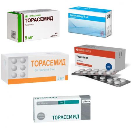 ТОРАСЕМИД табл. 5 мг № 60