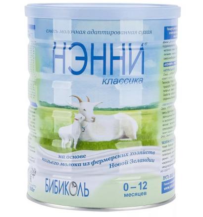 НЭННИ КЛАССИКА СМЕСЬ МОЛОЧНАЯ НА КОЗЬЕМ МОЛОКЕ 800 гр