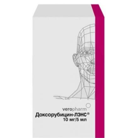 ДОКСОРУБИЦИН ЛЭНС р-р д/инъекц. 2 мг/мл фл. 5 мл