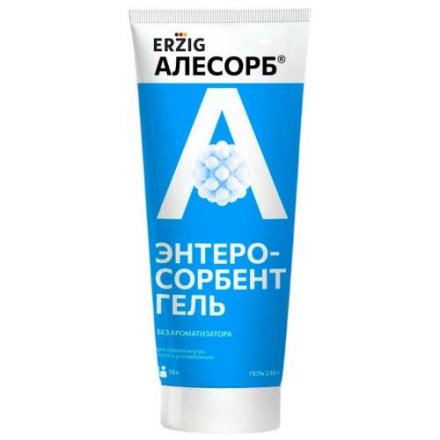 АЛЕСОРБ ЭНТЕРОСОРБЕНТ ГЕЛЬ ЭРЦИГ гель внутр. без ароматизаторов 230 гр