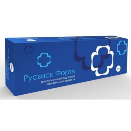 РУСВИСК ФОРТЕ р-р д/внутрисуставного введ. шприц 5 мл