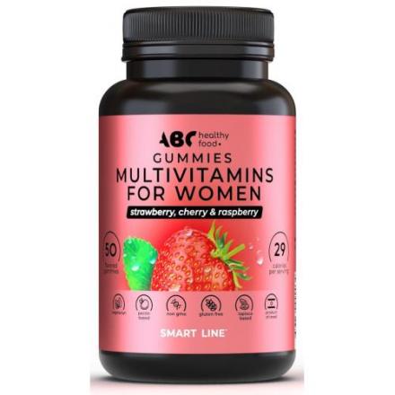 АВС ХЭЛСИ ФУД КОМПЛЕКС МУЛЬТИВИТАМИНОВ ДЛЯ ЖЕНЩИН пастилки вкус фруктов и ягод №50