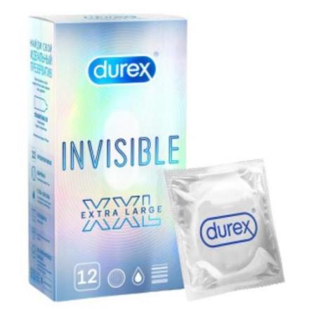ПРЕЗЕРВАТИВЫ ДЮРЕКС INVISIBLE XXL №12