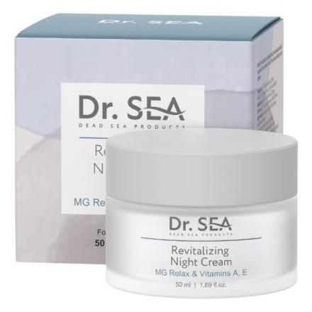 DR. SEA КРЕМ ДЛЯ ЛИЦА 50 мл ночной с комплексом mg relax и вит. A, E