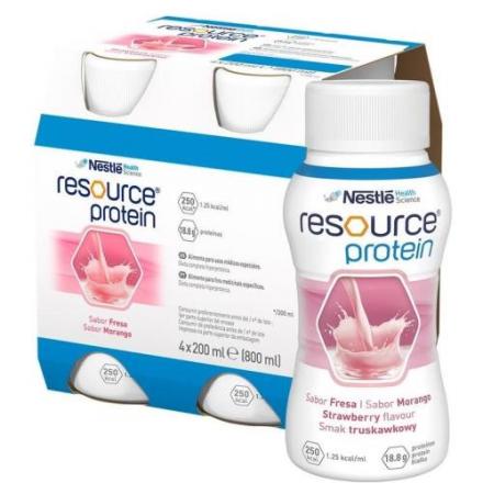 НЕСТЛЕ РЕСУРС ПРОТЕИН СМЕСЬ ДЛЯ ЭНТЕР. ПИТАНИЯ клубника 200 мл №4