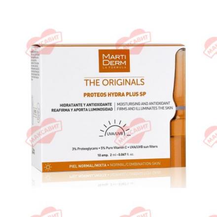 МАРТИДЕРМ ОРИДЖИНАЛС "ПРОТЕОС ГИДРА ПЛЮС SP" СРЕДСТВО ДЛЯ ЛИЦА 2 мл №10