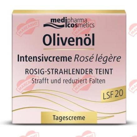 MEDIPHARMA COSMETICS OLIVENOL ИНТЕНСИВ РОЗА КРЕМ ДЛЯ ЛИЦА 50 мл дневной легкий