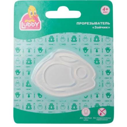 ЛАББИ ПРОРЕЗЫВАТЕЛЬ ДЛЯ ЗУБОВ СИЛИКОН. 4544 зайчик