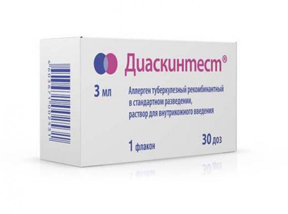 ДИАСКИНТЕСТ р-р д/инъекц. в/к 0,1 мл/доза фл. 3 мл №1
