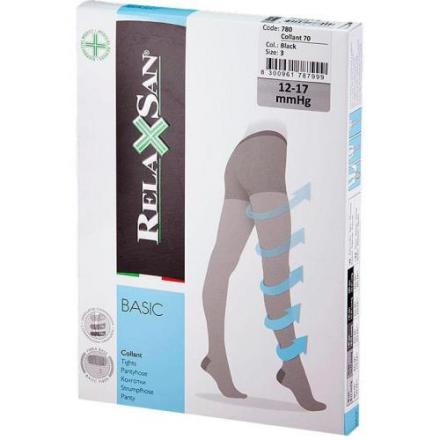 КОЛГОТКИ АНТИВАРИКОЗНЫЕ РЕЛАКСАН 70 ден р.3 черн