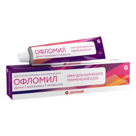 ОФЛОМИЛ ДЕРМА крем 0,25% туба 15 гр