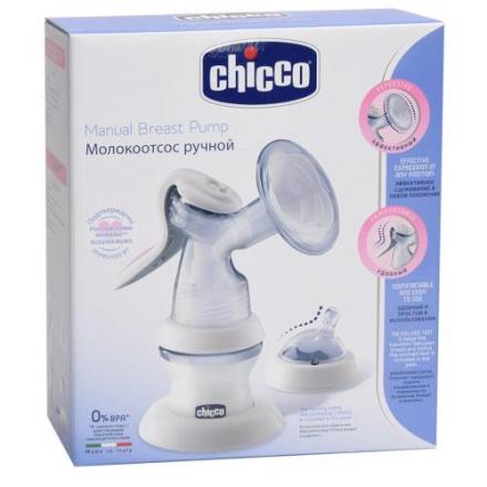 CHICCO NATURAL FEELING МОЛОКООТСОС 340624005 ручной с бутылочкой