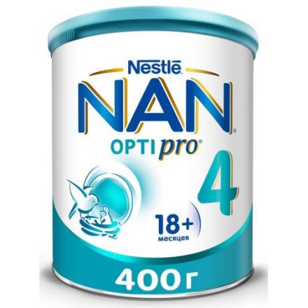 NAN ОПТИПРО СМЕСЬ СУХАЯ МОЛОЧНАЯ-4 400 гр