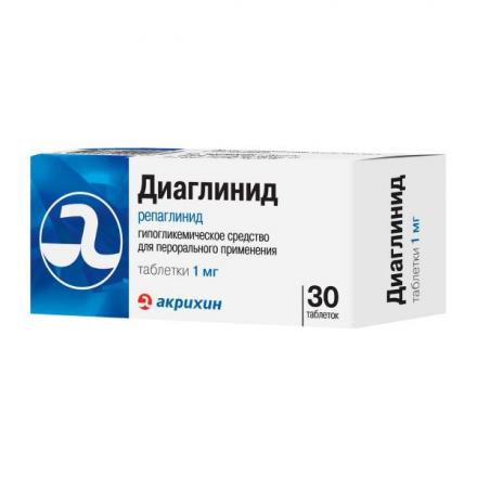 ДИАГЛИНИД табл. 1 мг №30
