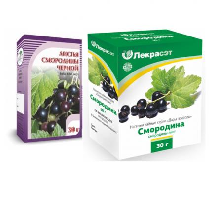 ФИТОЧАЙ СМОРОДИНА ЛИСТ 30 гр