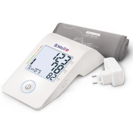 БИ ВЕЛЛ (B.WELL) ПРИБОР (ТОНОМЕТР) ИЗМ. АРТ. ДАВЛЕНИЯ АВТОМАТ + АДАПТЕР И УНИВЕРСАЛЬНАЯ МАНЖЕТА MED-53