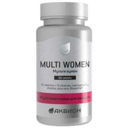 АКВИОН МУЛЬТИВИТАМИНЫ ДЛЯ ЖЕНЩИН табл. №60