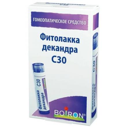 ФИТОЛАККА ДЕКАНДРА C30 гранулы гомеопатич. 4 гр