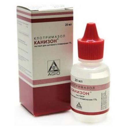 КАНИЗОН р-р наруж. 1% фл. пласт. 20 мл