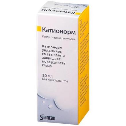 КАТИОНОРМ р-р офтальмологич. фл.- кап. 10 мл