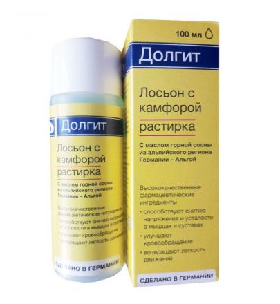 ДОЛГИТ лосьон для тела с камфарой 100 мл