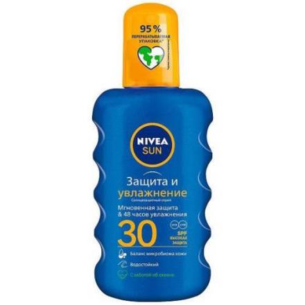 НИВЕЯ SUN СПРЕЙ СОЛНЦЕЗАЩИТНЫЙ 200 мл SPF30 защита и легкость