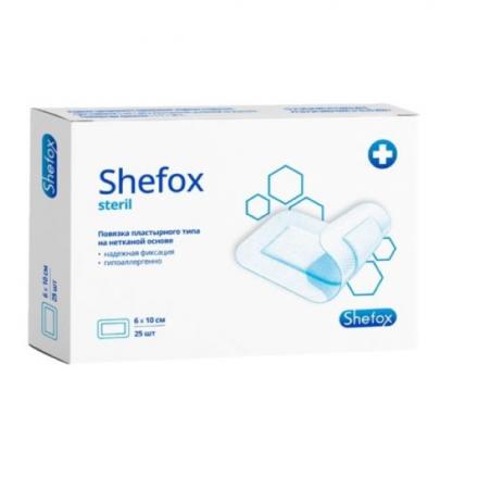 ПОВЯЗКА ПЛАСТЫРНОГО ТИПА SHEFOX 6см х 10см №25