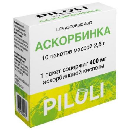 PILULI АСКОРБИНКА пор. внутр. пак. 2,5 г №10