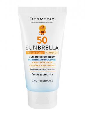 ДЕРМЕДИК SUNBRELLA BABY КРЕМ ДЛЯ ЛИЦА СОЛНЦЕЗАЩИТНЫЙ 50 мл SPF50 для детей