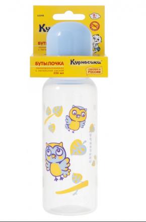 КУРНОСИКИ БУТЫЛОЧКА 250 мл 11143 латекс. соска Птички