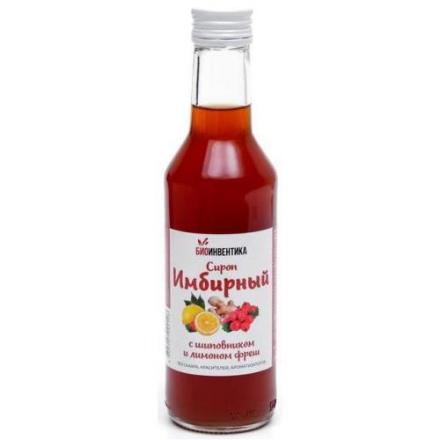 СИРОП ИМБИРНЫЙ шиповник и лимон фл. 250 мл