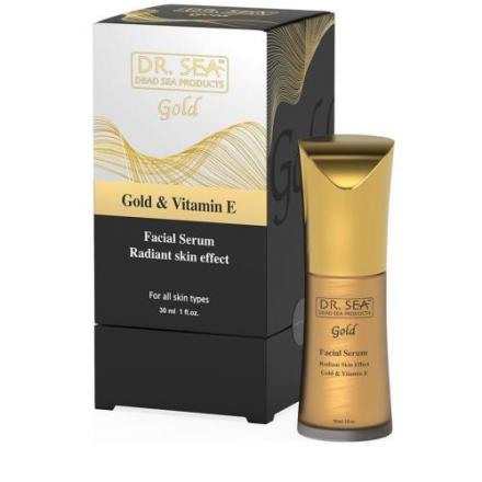 DR. SEA GOLD КРЕМ-СЫВОРОТКА ДЛЯ ЛИЦА 30 мл лифтинг-эффект
