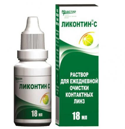 КАПЛИ СМАЗЫВАЮЩИЕ ЛИКОНТИН C 18 мл