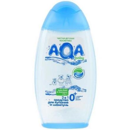 АКВА БЕБИ (AQA BABY) ДЛЯ МАЛЫША СРЕДСТВО ДЛЯ КУПАНИЯ И ШАМПУНЬ 250 мл