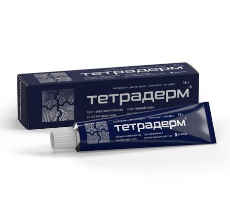 ТЕТРАДЕРМ крем туба 15 гр