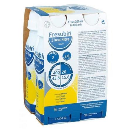 ФРЕЗУБИН СМЕСЬ ДЛЯ ЭНТЕР. ПИТАНИЯ с пищевыми волокнами лимон 200 мл №4