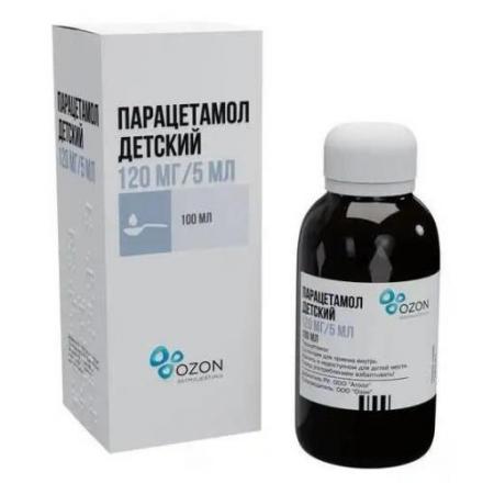 ПАРАЦЕТАМОЛ ОЗОН сусп. внутр. 2,4% фл. 100 мл
