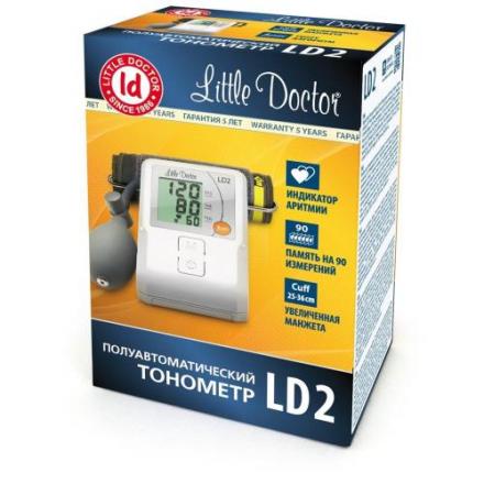 ЛИТТЛ ДОКТОР (LITTLE DOCTOR) ПРИБОР (ТОНОМЕТР) ИЗМ. АРТ. ДАВЛЕНИЯ ПОЛУАВТОМАТ LD 2