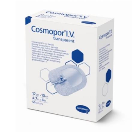ПОВЯЗКА САМОКЛЕЮЩАЯСЯ СТЕРИЛЬНАЯ ХАРТМАНН COSMOPOR I.V. д/катетеров и канюль 10см х 12см №50