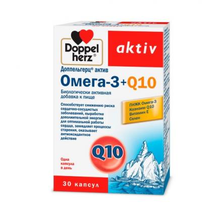 ДОППЕЛЬГЕРЦ АКТИВ ОМЕГА-3 + Q10 капс. №30